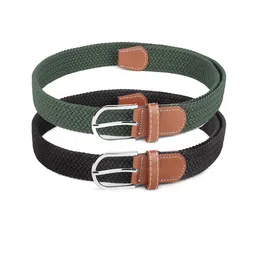 Provogue Men Pack of 2 Tang Belt image 3