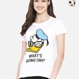 Dreambe Women Typography Printed T-shirt-picture-28