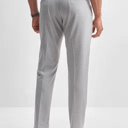 HIGHLANDER Men Checked Slim Fit Trousers image 2