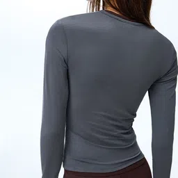 Bershka Women Soft long sleeve T-shirt image 4