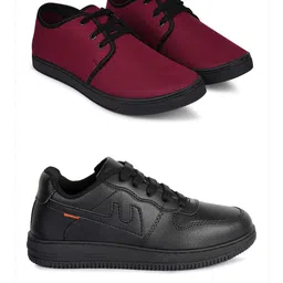 Free Kicks Men Black Mesh Marking Running Sports Shoes-picture-36