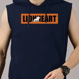 LEON Men Printed Hooded Sweatshirt image 3