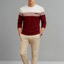 FASHIUM Men Colourblocked Pockets T-shirt image 3
