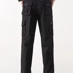 StyleCast x Revolte Men Easy Wash Pleated Cargos Trousers image 3