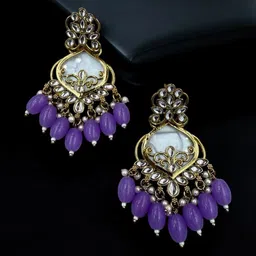 Women Click Geometric Drop Earrings image 2