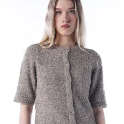 ONLY Women Cardigan with Fuzzy Detail-picture-22