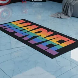 Athom Living Multicoloured Cartoon Characters Anti-Skid Nylon Carpet-picture-15