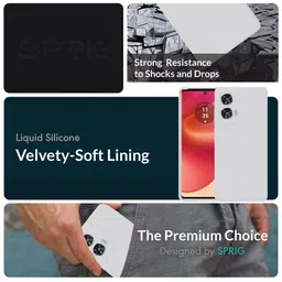 SPRIG Motorola Moto Edge 50 Fusion Liquid Silicone Bumper Case Mobile Accessories image 4