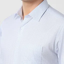 Van Heusen Men Spread Collar Solid Cotton Formal Shirt image 2