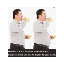 Niddleman Men Pack of 2 Braided Stretchable Belt image 3