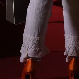 WHIMS Flared Crop Top With Trousers Co-Ords image 3