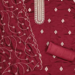 Maroosh Embellished Unstitched Dress Material image 4