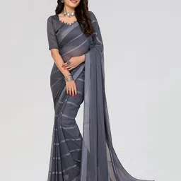 moda rapido ANAND SAREES Striped Satin Saree-picture-44