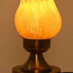 1ST TIME Gold Glass Cylinder Table Lamps image 3