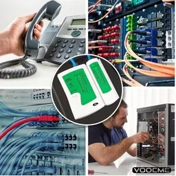 VOOCME RJ45 RJ11 RJ12 Network Cable Tester Cat5 Cat6 UTP LAN Cable Tester Wireless Ethernet Lan Adapter compatible with Windows image 4