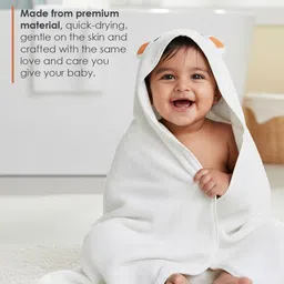 Baby Moo White 1 Printed Terry Cotton 300 GSM Bath Towel-picture-26