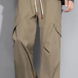 StyleCast Men Loose Fit Easy Wash Cargos Trousers-picture-40