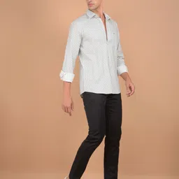 Crimsoune Club Men Slim Fit Opaque Printed Casual Shirt-picture-36