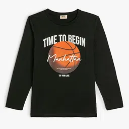 Koton Boys Graphic Printed Round Neck Cotton T-Shirt-picture-10