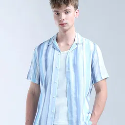 Flying Machine Men Classic Opaque Striped Casual Shirt-picture-15