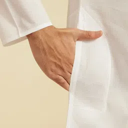 Diwas by Manyavar Mandarin Collar Straight Kurta image 5