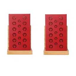 SOMIL Red Glass Cylinder Printed Wall Lamps image 5