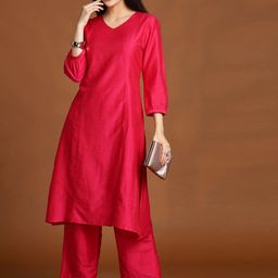 Anouk Women Solid Kurta with Palazzo-picture-39