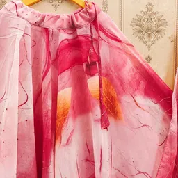 Sangria Girls Printed V-Neck Flared Lehenga Choli image 2