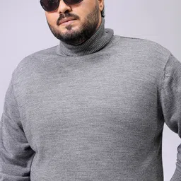 HARDSODA Men Mock Collar Pullover Sweaters-image-32