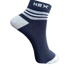 HRX by Hrithik Roshan Unisex Pack Of 4 Patterned Ankle-Length Socks image 5