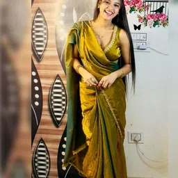 Moda Rapido Woven Design Zari Tissue Saree image 5