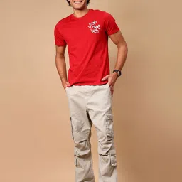 V-Mart Graphic Printed Round Neck Cotton T-Shirt image 5