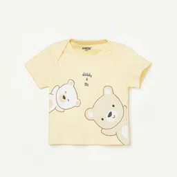 Juniors by Lifestyle Boys Pack Of 2 Striped Regular Fit Envelop Neck Tshirts image 5