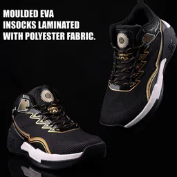 VECTOR X GRIP-X Men Lace-Ups Basketball Non-Marking Shoes image 4