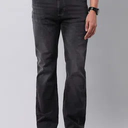 U.S. Polo Assn. Denim Co. Men Bootcut Mid-Rise Clean Look Cotton Heavy Fade Jeans-picture-42