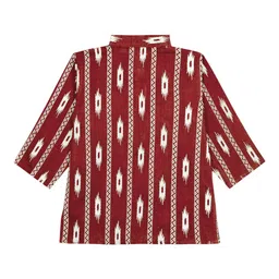 mustmom Boys Ethnic Motifs Printed Regular Kurta with Dhoti Pants image 2