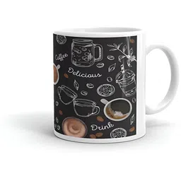 Mr UVD White & Black Typography Printed Ceramic Glossy Mug-350ml-picture-31