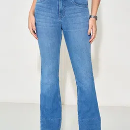 SF JEANS by Pantaloons Women Flared High-Rise Jeans image 2