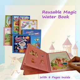 TBQ-The Baby Qoull Kids Reusable Magic Books Things & Numbers Learning & Development Toys-image-0