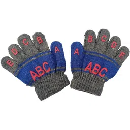 ketkar Unisex Kids Patterned Winter Gloves image 3