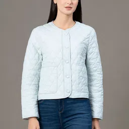 Red Tape Collarless Quilted Jacket image 2