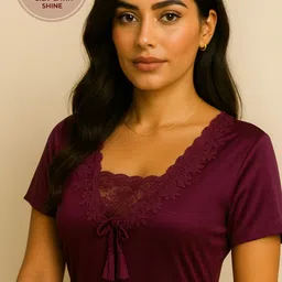 deevasatin Women Nightdress image 5