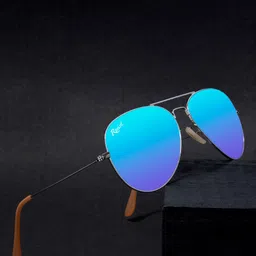RESIST EYEWEAR Unisex Aviator Sunglasses with UV Protected Lens image 5
