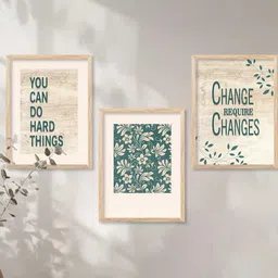 walllane Motivational Wall Art With Frame Home Decor Wall Painting For Living Room Office Bedroom-picture-11