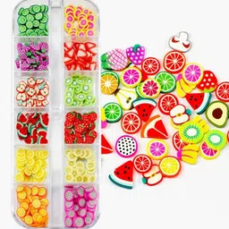 RANORE 3D Fruit Peace Nail Art Slices Decoration- 200gm-image-48