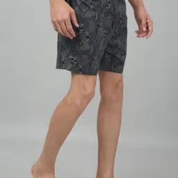 cantabil Printed Men Green Boxer Shorts image 3