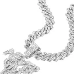 FIMBUL Cubic Zirconia-Studded Pendant With Chain image 3