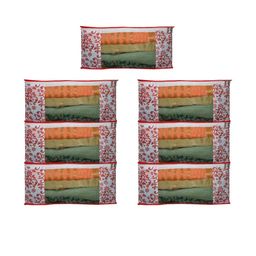 AMAK INC Red Fabric Multi-Utility Wardrobe Organisers-picture-7