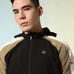 HRX by Hrithik Roshan Colourblocked Hooded Running Sporty Jacket image 5