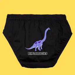 NUSYL Boys Pack Of 3 Printed Mid Rise Basic Briefs - NUBCBRFPO3.0122 image 2